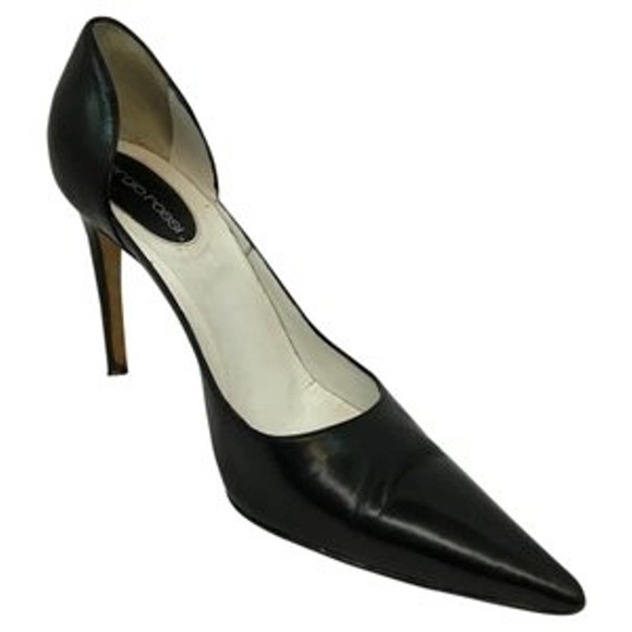 靴 Sergio Rossi. Italy.38,5 . Size 25 Sergio Rossi | Shoes | Sergio Rossi Leather Pointedtoe Black